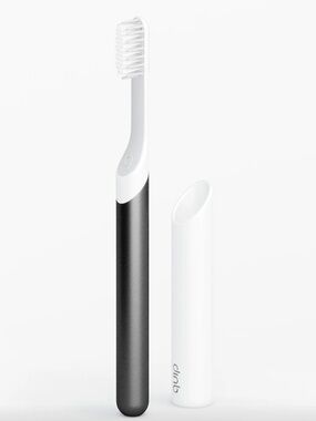 NWT quip Adult Electric Toothbrush Silver Metal